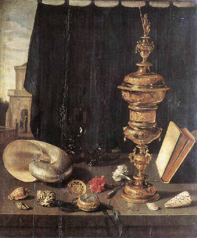 Pieter Claesz Still life with Great Golden Goblet